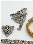 Group of Vintage Crown Trifari Jewelry