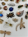(34) Vintage Insect Brooches