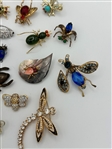 (34) Vintage Insect Brooches