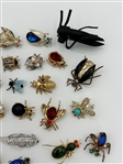 (34) Vintage Insect Brooches