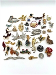 Group of Vintage Bird Brooches: John Hardy, Coro, Anson Sterling and More.