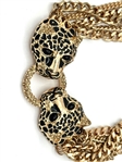 (4) Chunky Lion/Puma Statement Necklaces