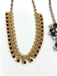 (3) Statement Elegant Jewelry Necklaces: Lisner, Germany