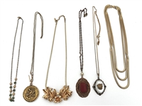 (6) Gold Filled Necklaces: Forstner
