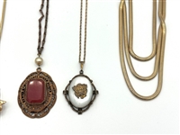 (6) Gold Filled Necklaces: Forstner