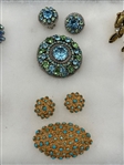 (6) Vintage Brooch and Earring Sets
