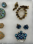 (6) Vintage Brooch and Earring Sets