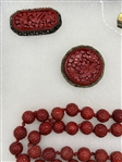 Group of Cinnabar Jewelry