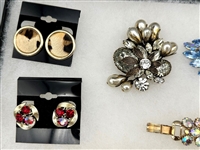 Group of Signed Vintage Costume Jewelry Including Sets