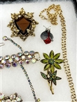 Group of Signed Vintage Costume Jewelry Including Sets