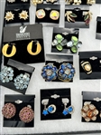 (26) Pairs of Signed Costume Jewelry Earrings; Bogoff, Hobe, Others