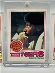 (2) 1977 Pete Maravich #20, (1) 1977 Topps Julius Erving #100 Basketball Cards