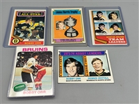 Group of Bobby Orr Hockey Cards