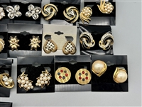 (24) Pairs of Crown Trifari, Trifari Earrings