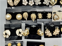 (24) Pairs of Crown Trifari, Trifari Earrings