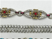 (4) Fancy Vintage Chunky Statement Bracelets