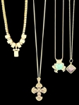 (9) Sterling Silver Necklaces 