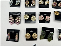 (20) Pairs of Signed Costume Jewelry Earrings; Sarah Cov, Lisner