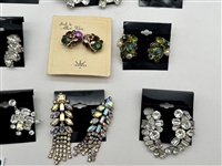 (20) Pairs of Signed Costume Jewelry Earrings; Richelieu, Weiss, Coro, Lisner