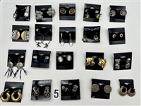 (20) Pairs of Sterling Silver Earrings