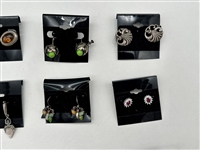 (20) Pairs of Sterling Silver Earrings