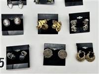 (20) Pairs of Sterling Silver Earrings