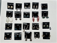 (20) Pairs of Sterling Silver Earrings