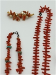 Group of Coral Jewelry