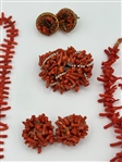Group of Coral Jewelry