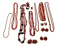 Group of Coral Jewelry