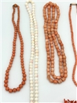 Group of Coral Jewelry: