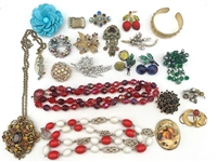 Group of Vintage Austria, Czech, Germany Costume Jewelry
