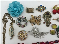 Group of Vintage Austria, Czech, Germany Costume Jewelry