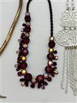 (6) Statement Costume Jewelry Necklaces: Trifari, Enamel, Snake