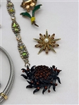 Vintage Costume Jewelry Group: KJL, Vendome, Ciner, Brighton