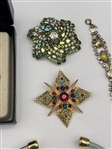 Vintage Costume Jewelry Group: KJL, Vendome, Ciner, Brighton