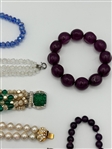 (14) Vintage Costume Jewelry Bracelets