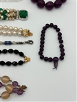 (14) Vintage Costume Jewelry Bracelets