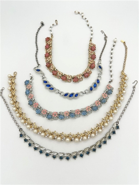 (5) Statement Elegant Jewelry Necklaces: