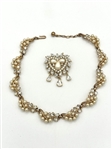 Kunio Matsumoto For Trifari Brooch and Necklace
