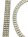 (2) Vintage Rhinestone Necklace/Bracelet Sets