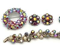 Group of Aurora Borealis Jewelry Sets