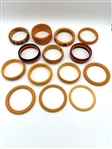 (14) Baklelite Bangle Bracelets Butterscotch