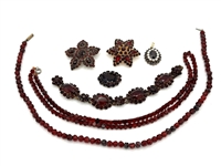 Group of Vintage Garnet Jewelry