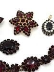 Group of Vintage Garnet Jewelry