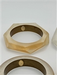 (4) Alexis Bittar Lucite Bangle Bracelets