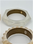(4) Alexis Bittar Lucite Bangle Bracelets
