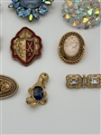 SIgned Vintage Costume Jewelry; Givenchy, Hobe, Golan, Dauplaise, Others