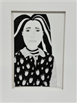 (7) Group of Maida Malin Ink Drawings