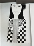 (7) Group of Maida Malin Ink Drawings